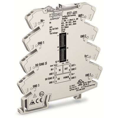 857-401 by WAGO Corporation - ISOLATION AMPLIFIER; CURRENT AND