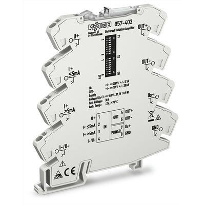 857-403 by WAGO Corporation - ISOLATION AMPLIFIER UI UI (BIP)