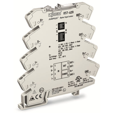 857-409 by WAGO Corporation - ISOLATION AMPLIFIER; BIPOLAR CUR