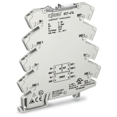 857-414 by WAGO Corporation - ISOLATION AMPLIFIER; VOLTAGE INP