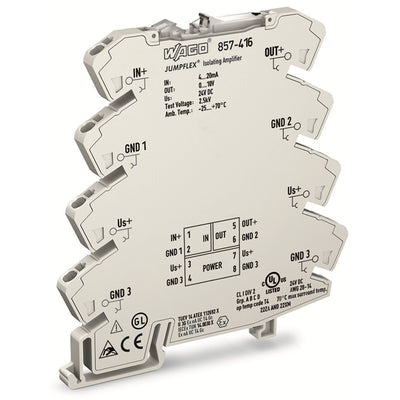 857-416 by WAGO Corporation - ISOLATION AMPLIFIER; CURRENT INP