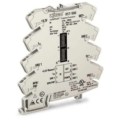 857-500 by WAGO Corporation - FREQUENCY SIGNAL CONDITIONER; CU