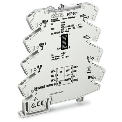 857-551 by WAGO Corporation - CURRENT SIGNAL CONDITIONER; CURR
