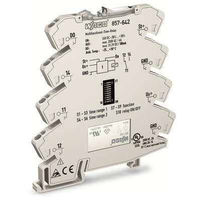 857-642 by WAGO Corporation - RELAY TIME DELAY 100HR 6A 250V
