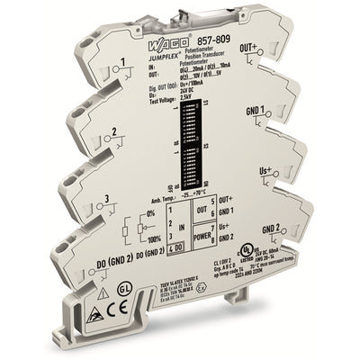 857-809 by WAGO Corporation - POTENTIOMETER SIGNAL CONDITIONER
