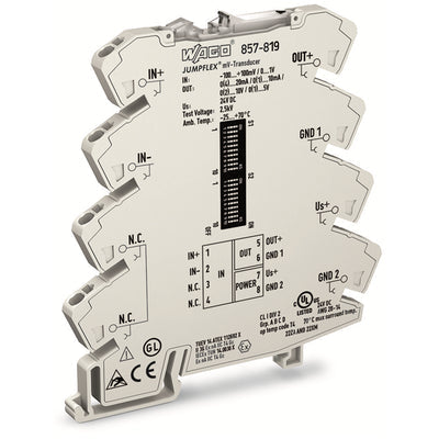 857-819 by WAGO Corporation - VOLTAGE SIGNAL CONDITIONER; BIPO