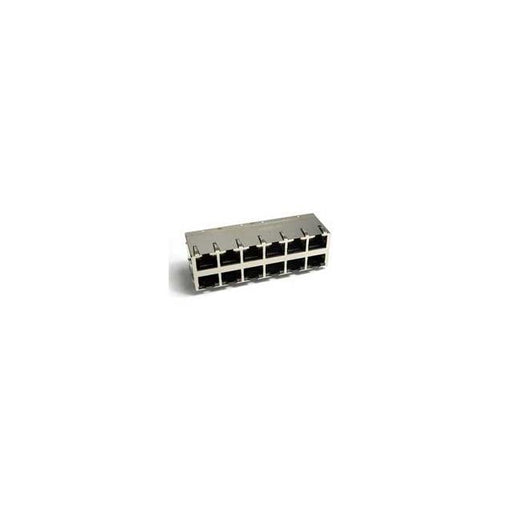 85728-1003 by Molex - MAGNETICJACK GIGABIT 2X6 LEDS GR