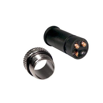 858-003-103RLU4 by NorComp Inc. - CONNECTOR RECPT MALE 3P GOLD SLDR CUP