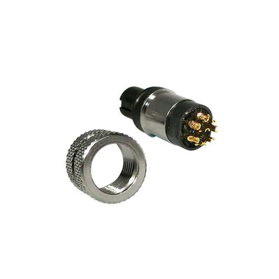 858-008-20TRLS4 by NorComp Inc. - M12 8P A-CODE FEMALE BRASS/TIN S