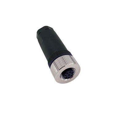 858FA08-203RBU1 by NorComp Inc. - M12FW / 8P / A / F / U / 6-8MM