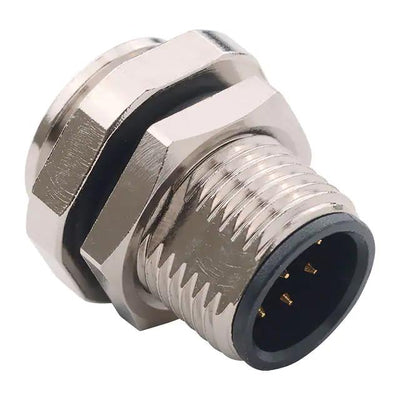 859-008-10SR004 by NorComp Inc. - M12 8P A-CODE MALE PANEL SC SS S