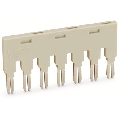859-407 by WAGO Corporation - PUSH-IN TYPE JUMPER BAR; 7-WAY;