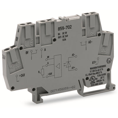 859-702 by WAGO Corporation - SOLIDSTATE RELAY SPST-NO 500MA 20-30V