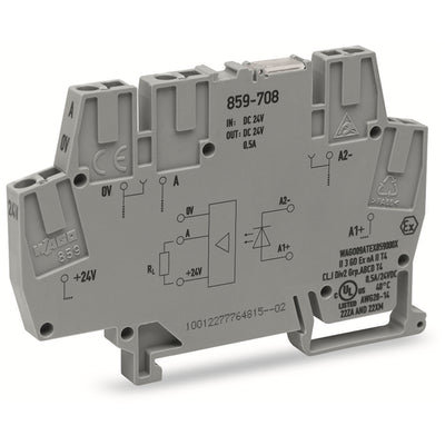 859-708 by WAGO Corporation - SOLIDSTATE RELAY SPST-NO 500MA 20-30V