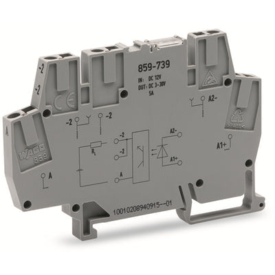 859-739 by WAGO Corporation - SOLIDSTATE RELAY SPST-NO 5A 3-30V
