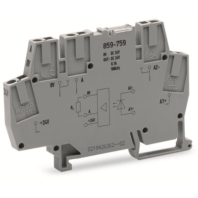 859-759 by WAGO Corporation - SOLIDSTATE RELAY SPST-NO 100MA 20-28.8V