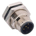860-005-11SR004 by NorComp Inc. - M12 5P A-CODE MALE VERT PANEL SS