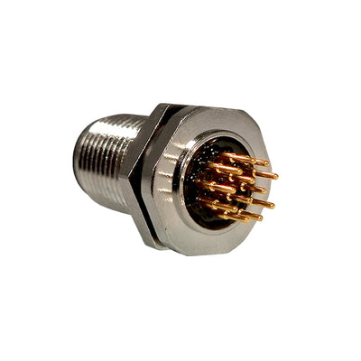 860-012-113R004 by NorComp Inc. - CONNECTOR RECPT MALE 12POS GOLD SOLDER