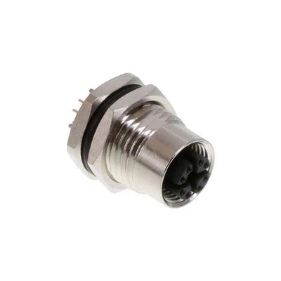 860-X08-21SR0R4 by NorComp Inc. - M12 8P A-CODE FEMALE VERT REAR P