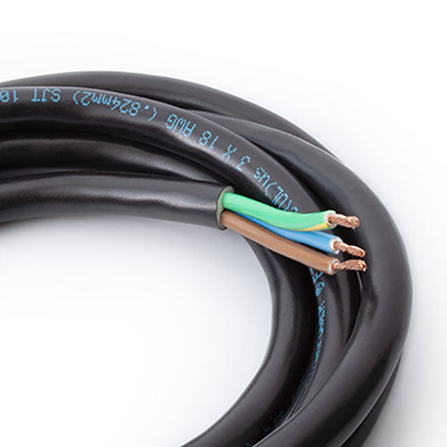 86060010 by Interpower - CABLE 3COND 18AWG BLACK