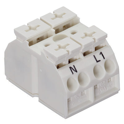 862-2662 by WAGO Corporation - 4-CONDUCTOR CHASSIS-MOUNT TERMIN