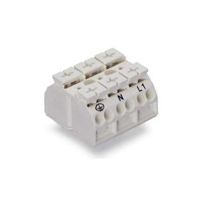 862-9603 by WAGO Corporation - 4-CONDUCTOR CHASSIS-MOUNT TERMIN