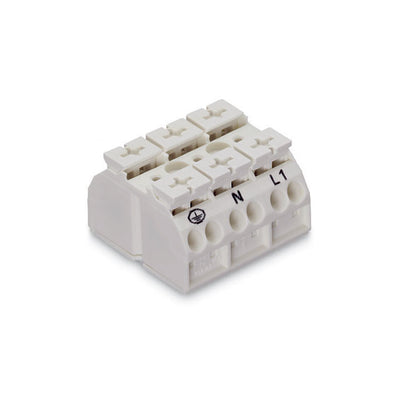 862-9633 by WAGO Corporation - 4-CONDUCTOR CHASSIS-MOUNT TERMIN