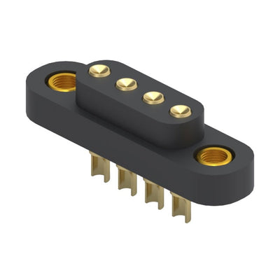 868-10-004-00-012000 by Mill-Max Manufacturing Corp. - CONNECTOR SPRING TARGET 4POS SLD PCB