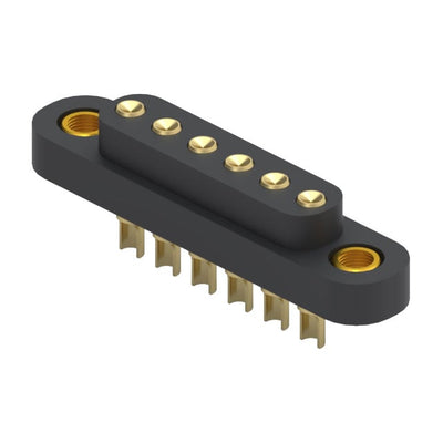 868-10-006-00-012000 by Mill-Max Manufacturing Corp. - CONNECTOR SPRING TARGET 6POS SLD PCB