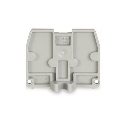 869-395 by WAGO Corporation - END PLATE; WITH FIXING FLANGE M4