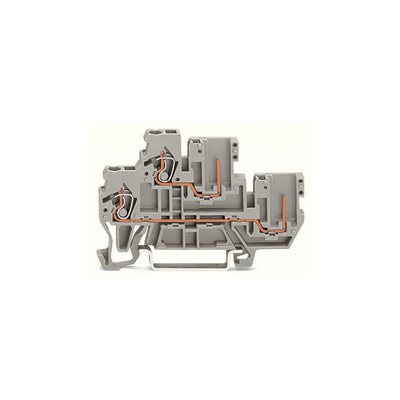 870-102 by WAGO Corporation - 1-CONDUCTOR/1-PIN DOUBLE DECK RE