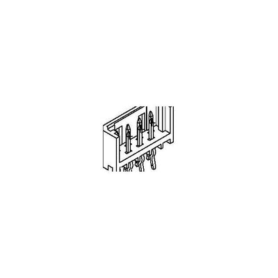 87872-1111 by Molex - 1.25MM ZIGZAG HDR BTB W/FRICLK 3