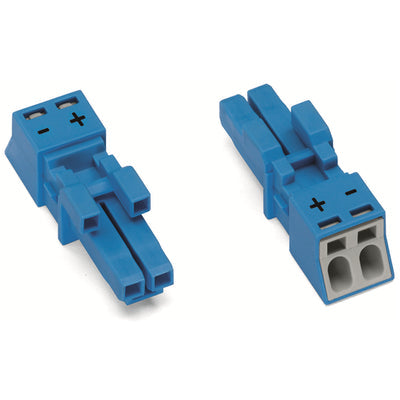 890-1102 by WAGO Corporation - SOCKET 2-POLE; BLUE