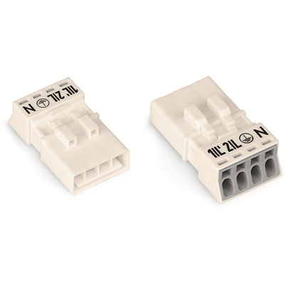 890-234 by WAGO Corporation - PLUG 4-POLE, WHITE
