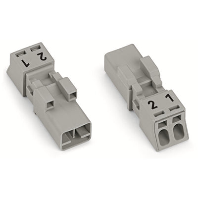 890-252 by WAGO Corporation - PLUG 2-POLE, GRAY