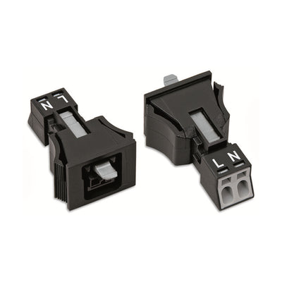 890-702 by WAGO Corporation - SNAP-IN SOCKET BLACK