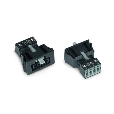 890-704 by WAGO Corporation - SNAP-IN SOCKET BLACK