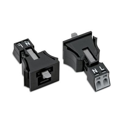 890-712 by WAGO Corporation - SNAP-IN PLUG BLACK