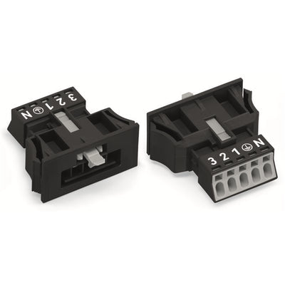 890-715 by WAGO Corporation - SNAP-IN PLUG BLACK