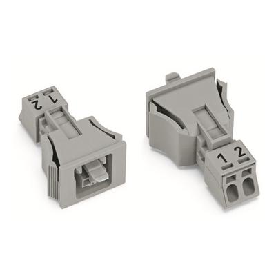 890-742 by WAGO Corporation - SNAP-IN SOCKET GRAY