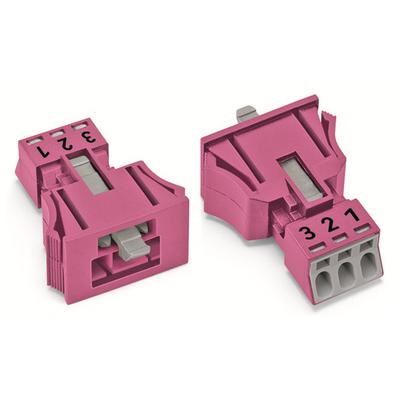 890-793 by WAGO Corporation - SNAP-IN PLUG PINK