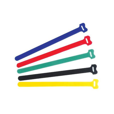 900-098-AST by Eclipse Tools - 3 Color Hook & Loop Strap 15 pc