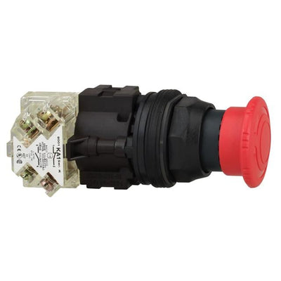 9001KR16H13 by Schneider Electric - 30MM TTR MUSHROOM, 1 C/O