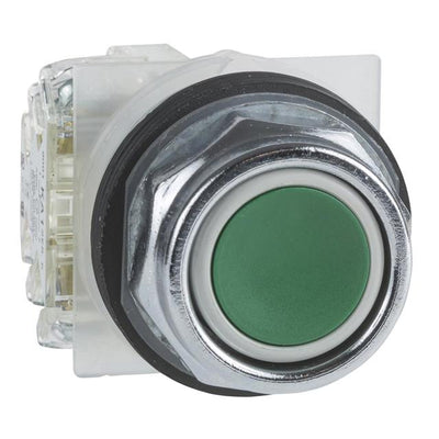 9001KR1GH5 by Schneider Electric - PUSHBUTTON 600VAC 10A 30MM TYPE