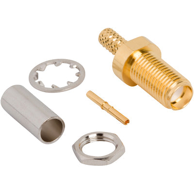 901-10736 by Amphenol RF - RF CONNECTOR SMA STRAIGHT CRIMP