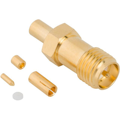 901-10777 by Amphenol RF - RP SMA STRAIGHT CRIMP JACK 1.37