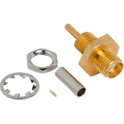 901-10796 by Amphenol RF - SMA STRAIGHT CRIMP JACK 0.081 MM