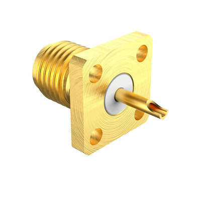 901-1GA200000AE by Amphenol RF - RF CONNECTOR, SMA JACK PANEL MOU