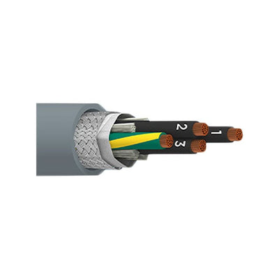 902004CY SL005 by Alpha Wire - CABLE 4CON 20AWG SLATE SHLD 100