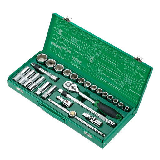 902-590 by Pro'sKit - 26 PC 1/2"" DR. SOCKET TOOL SET
